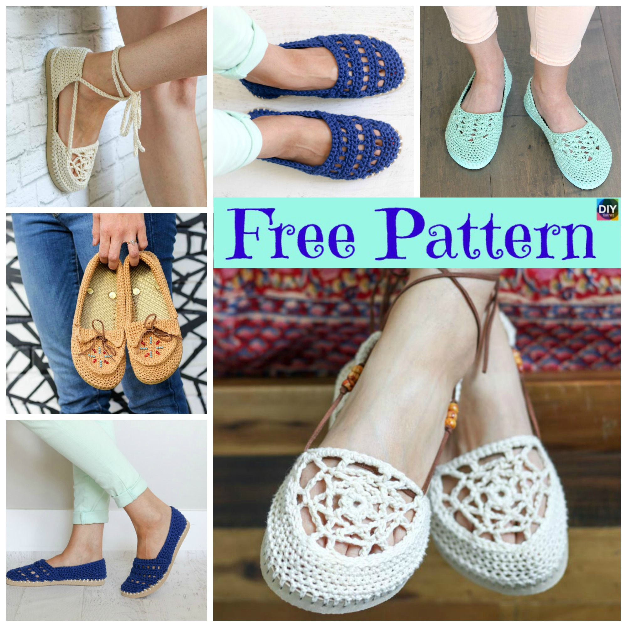 crochet slippers with soles pattern