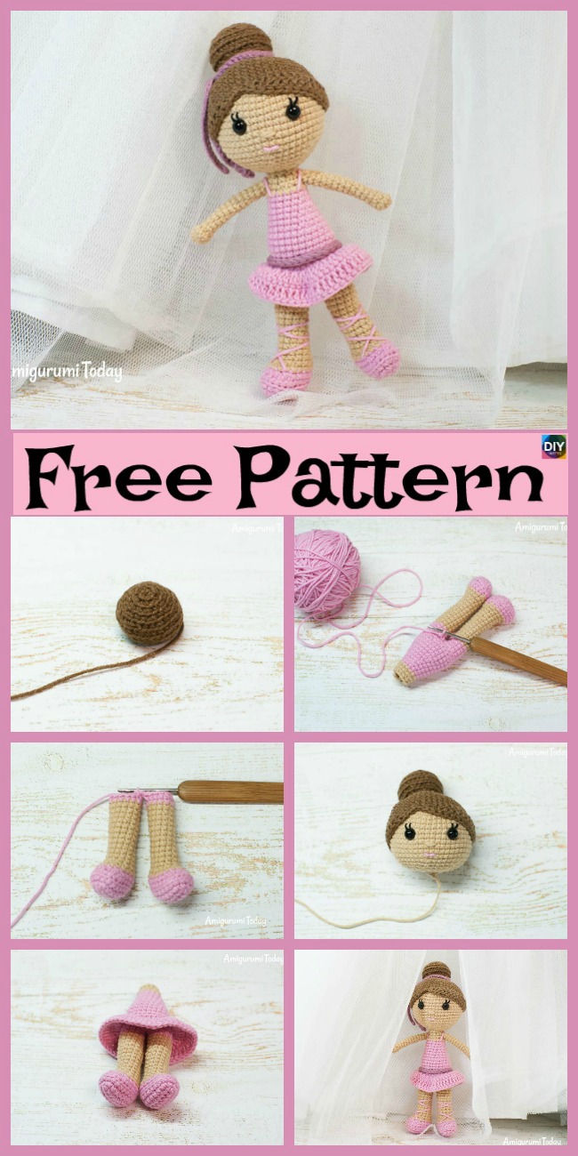 lady amigurumi doll free pattern