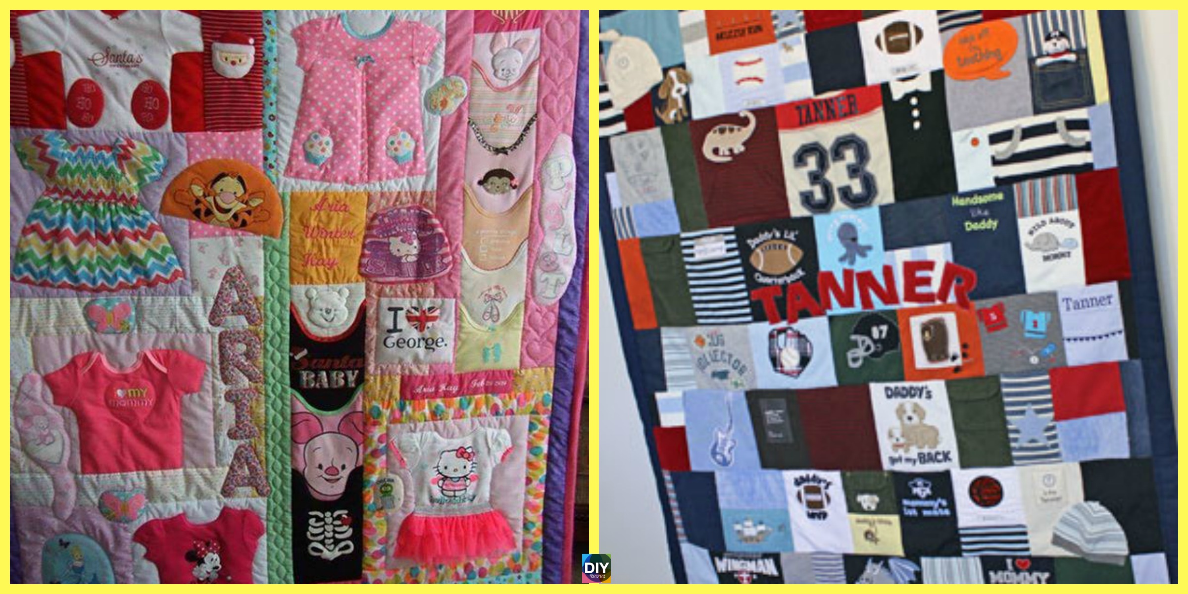 How to DIY Memory Baby Clothes Quilts