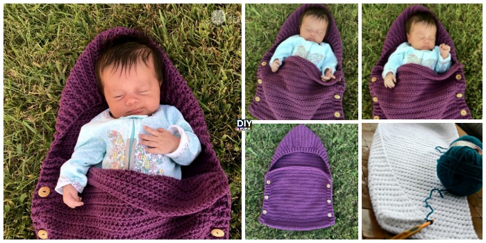 Crochet Newborn Sleep Sack – Free Patterns