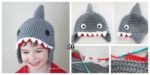 Crochet Shark Hat Free Pattern