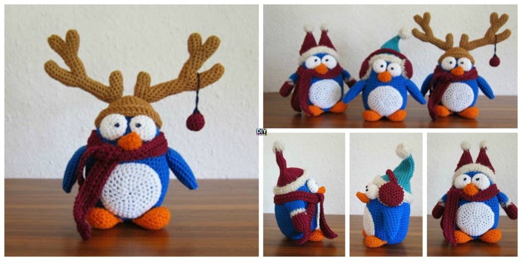 diy4ever- Crochet Winter Penguin - Free Pattern