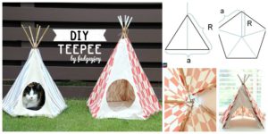 diy4ever- DIY Teepee Tutorial ( with Any Size )