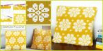 diy4ever- Crochet Dahlia Pillow – Free Pattern