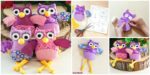 diy4ever- Cute DIY Owl Plushies - Free Sewing Pattern