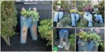 diy4ever-DIY Denim Plant Garden Tutorial