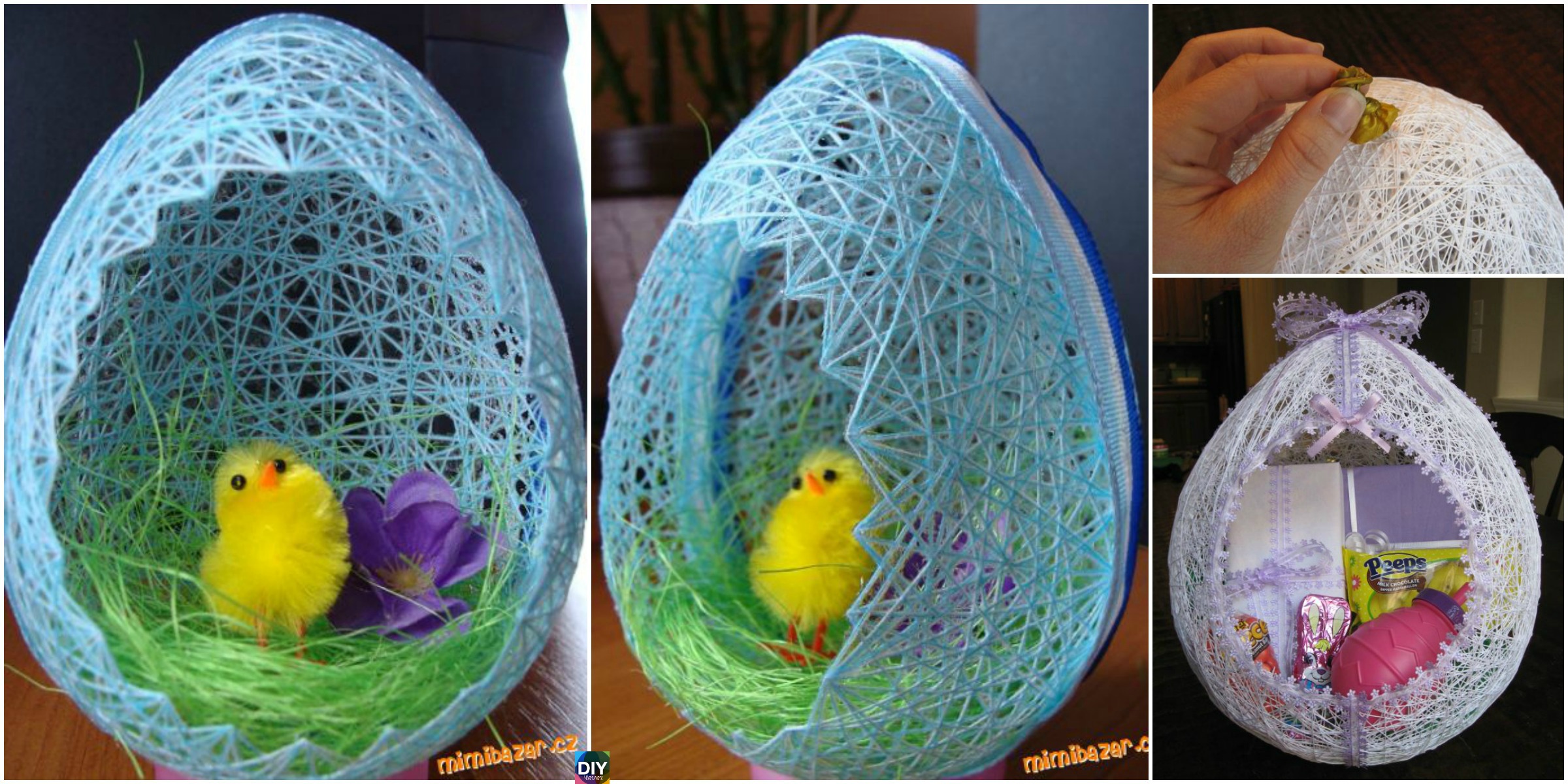 Egg Shaped DIY Easter Basket Tutorial