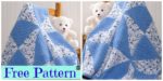 diy4ever- Beautiful Knitted Pinwheel Blanket - Free Pattern