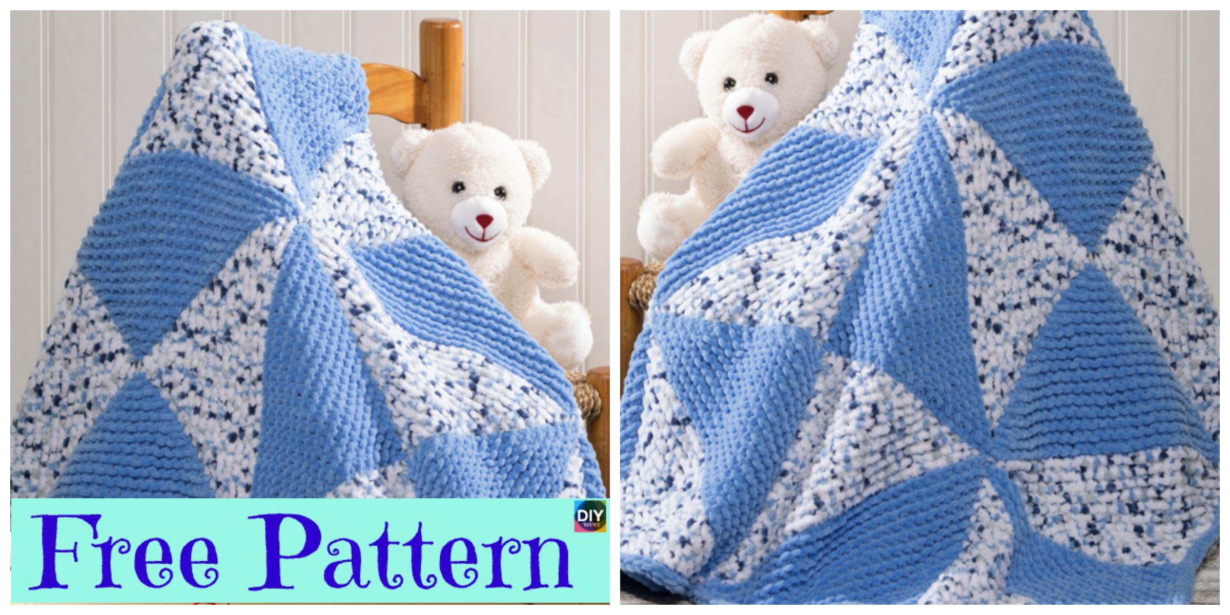 Beautiful Knitted Pinwheel Blanket – Free Pattern