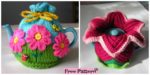 diy4ever- Colorful Crochet Tea Cosy - Free Patterns