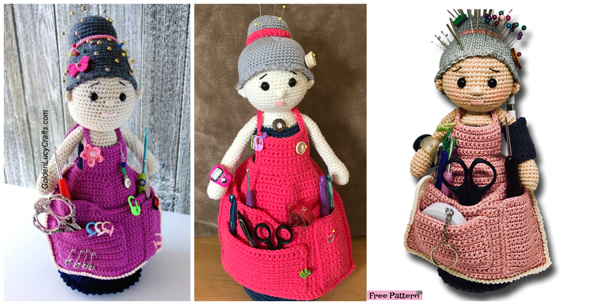 Crochet Crafter Granny Organizer – Free Pattern