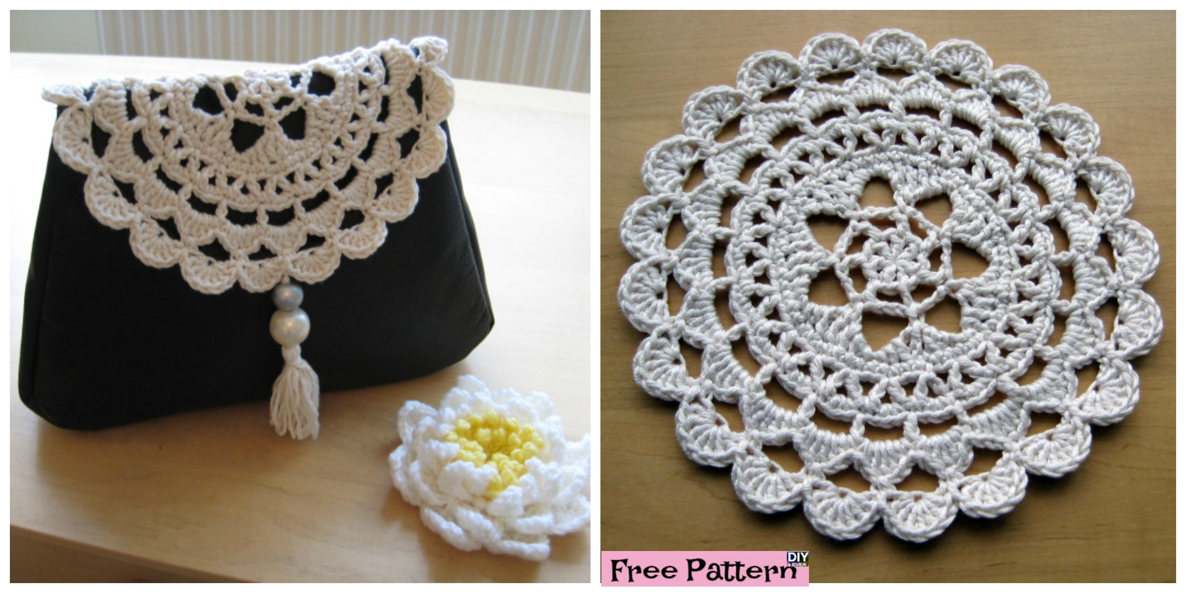 Crochet Passion Flower Doily – Free Pattern