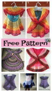 Crochet Ring Around Rosie Sweater & Vest - Free Patterns - DIY 4 EVER