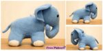 diy4ever- Cute Knit Elephant Amigurumi -Free Pattern