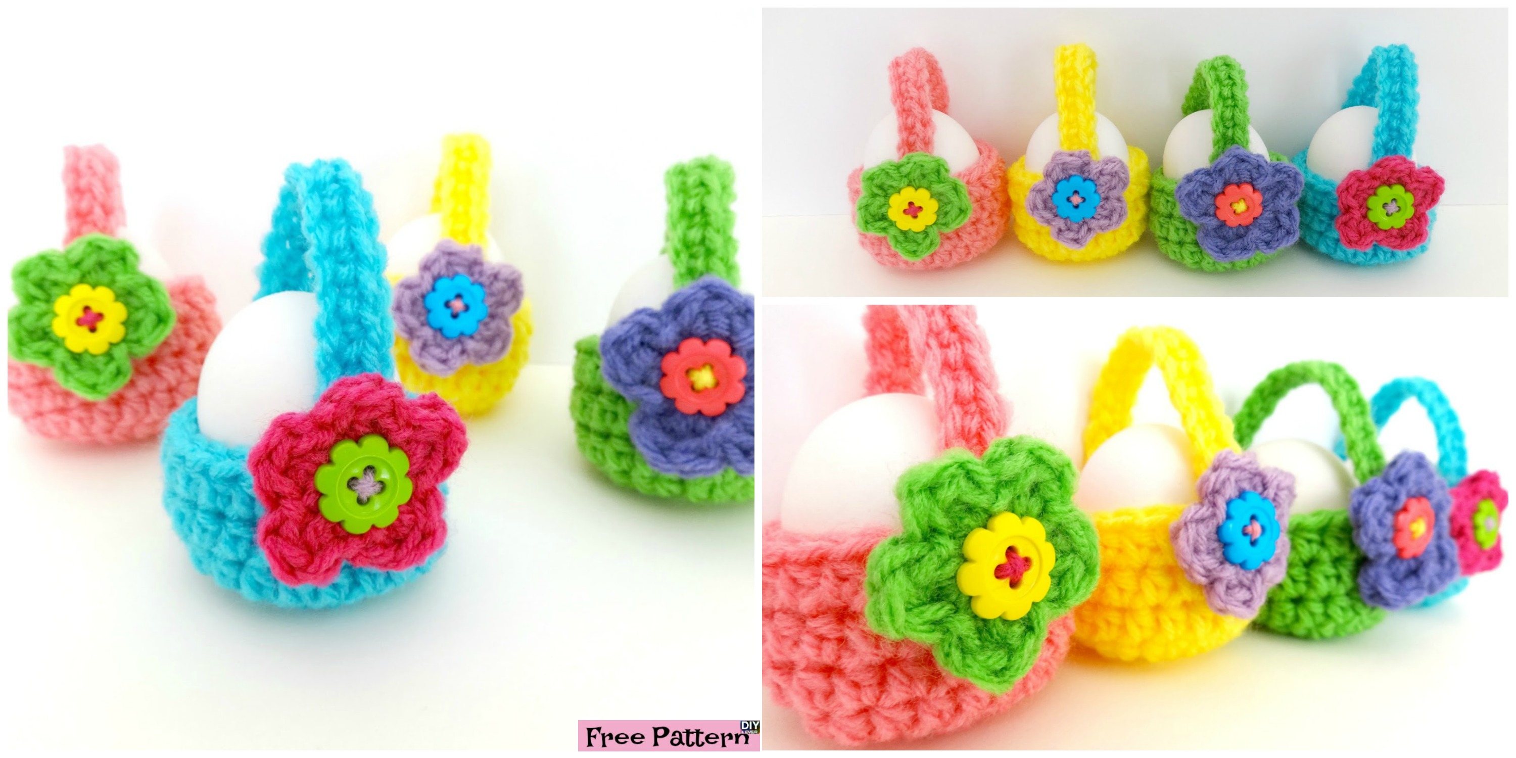 Little Crochet Egg Basket  – Free Pattern