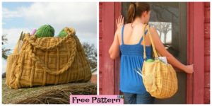 diy4ever -Simple and Generous Knitted Bag - Free Pattern