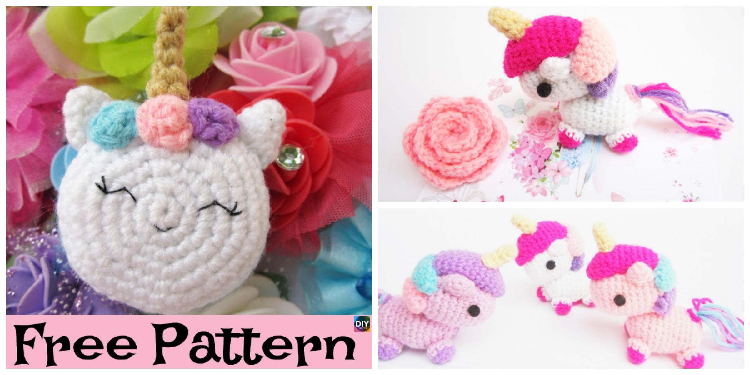 Adorable Crochet Amigurumi Unicorn – Free Pattern