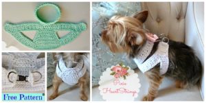 diy4ever- Crocheted Dog Harness - Free Pattern