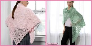 diy4ever- Elegant Crochet Summer Shawl - Free Pattern