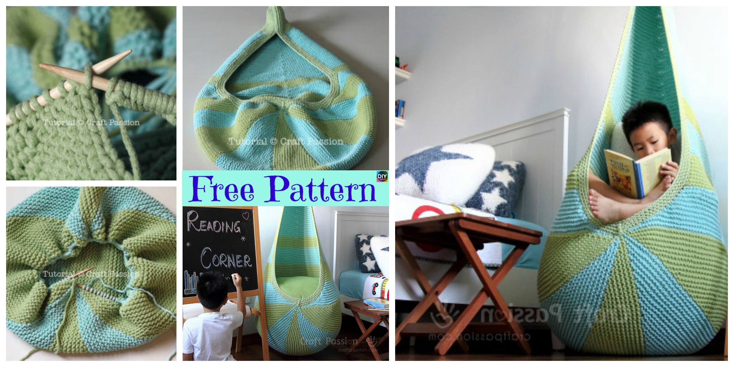 Knit Cocoon Hanging Seat – Free Pattern