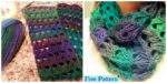 diy4ever- Pretty Crochet Broomstick Lace Scarf - Free Pattern
