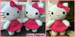 diy4ever- Adorable Crochet Hello Kitty - Free Pattern