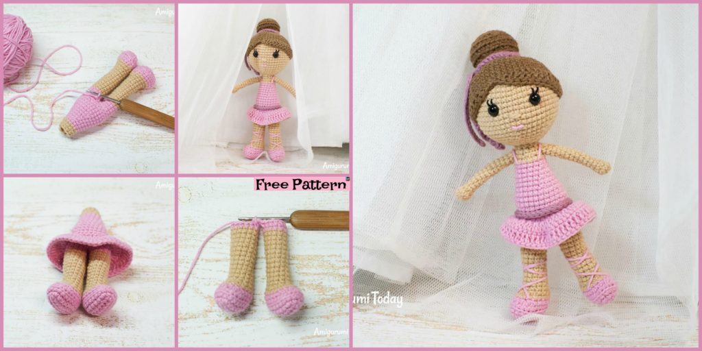 diy4ever-Crochet Ballerina Doll Amigurumi - Free Pattern