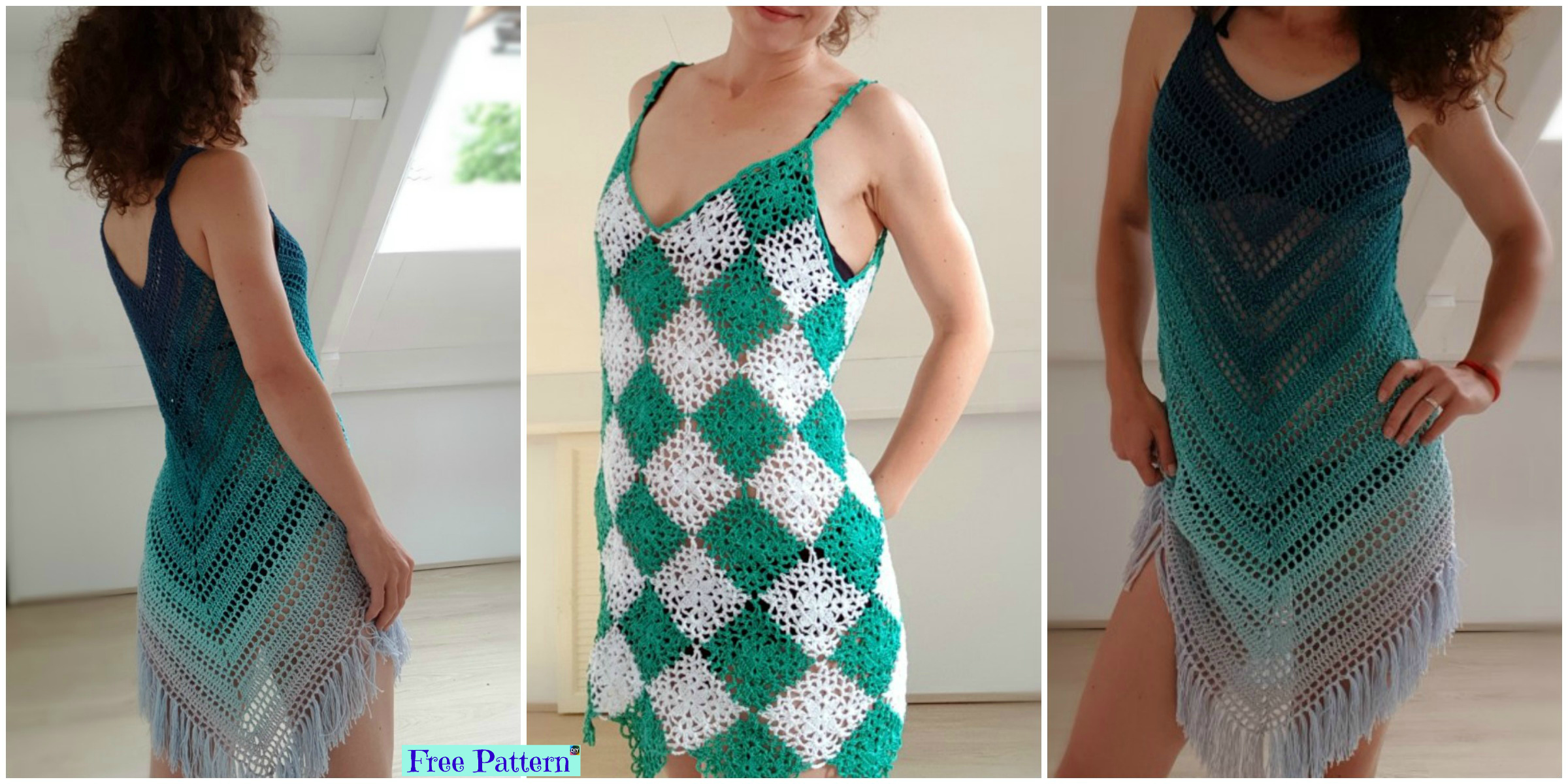 Crochet Beach Dress Cover – Free Patterns