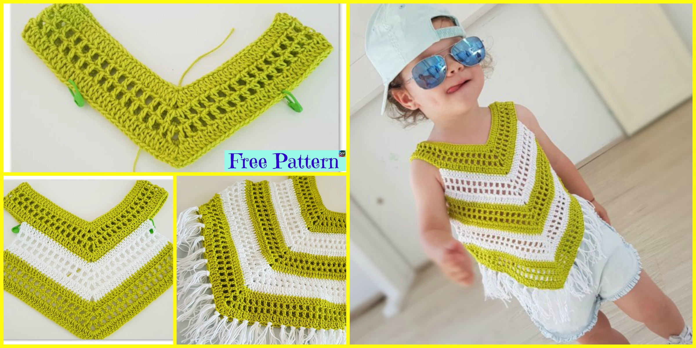 Crochet Little Girl Summer Top – Free Pattern