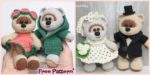 diy4ever- Sweet Crochet Teddy Bear - Free Patterns