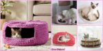 diy4ever-10 Awesome Crochet Cat Bed - Free Patterns