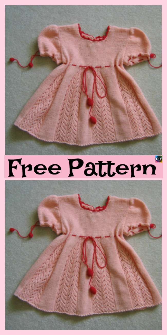 10 Most Unique Knitting Baby Dress - Free Patterns - DIY 4 EVER