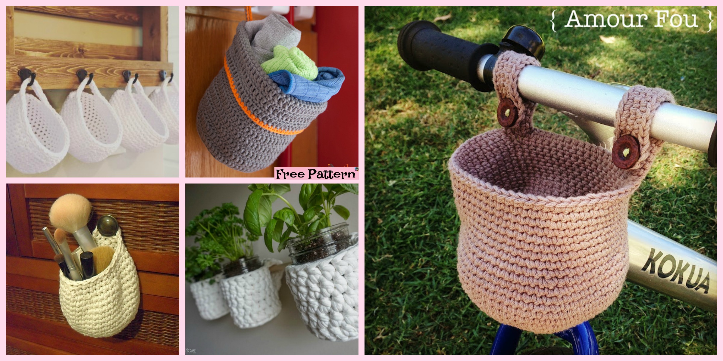 15 Useful Crochet Hanging Basket – Free Patterns