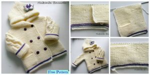 diy4ever-Adorable Knit Butterfly Jacket - Free Pattern