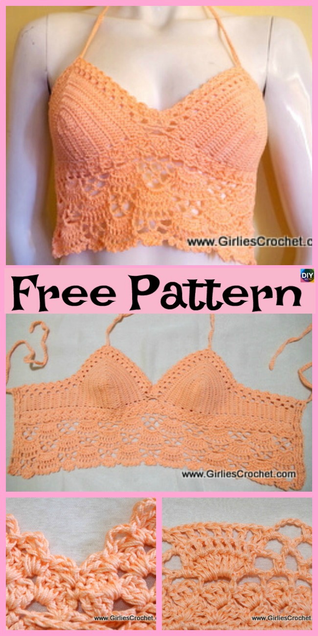 Free Crochet Patterns Crop Top