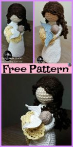 Crochet Amigurumi Doll Angel - Free Patterns - DIY 4 EVER