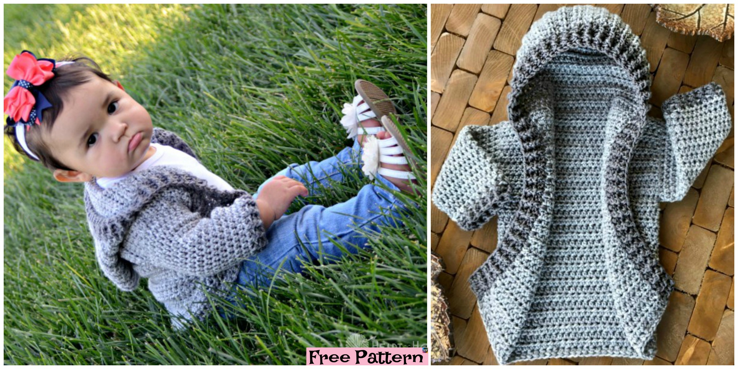 Crochet Baby Hoodie – Free Pattern