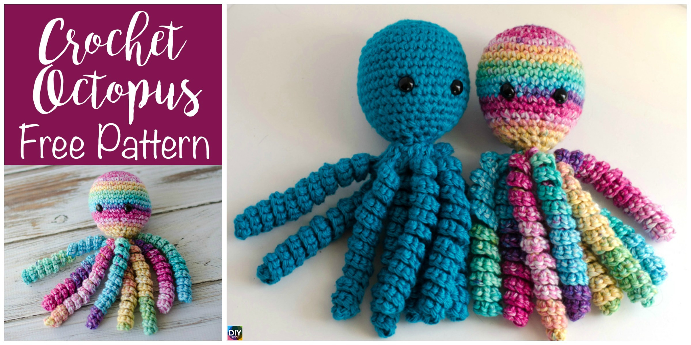 Adorable Crochet Octopus Amigurumi – Free Pattern