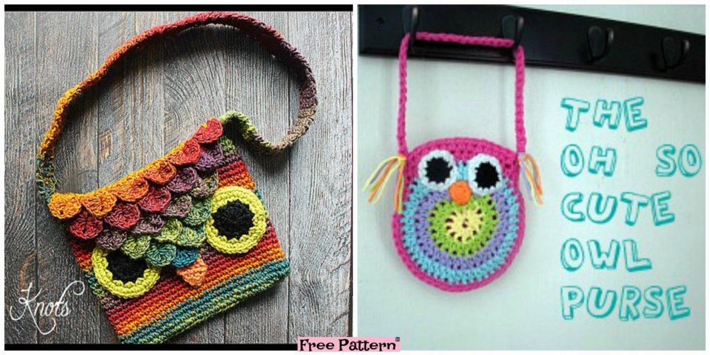 Adorable Crochet Owl Bags - Free Patterns - DIY 4 EVER
