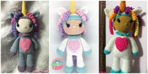 diy4ever-Crochet Unicorn Girl - Free Pattern