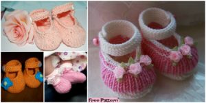 diy4ever-knit Adorable Baby Booties - Free Pattern