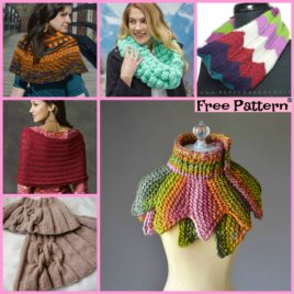 8 Knit Unique Cowls - Free Patterns - DIY 4 EVER