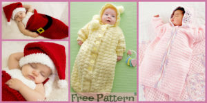 diy4ever-Cozy Baby Crochet Bunting - Free Pattern
