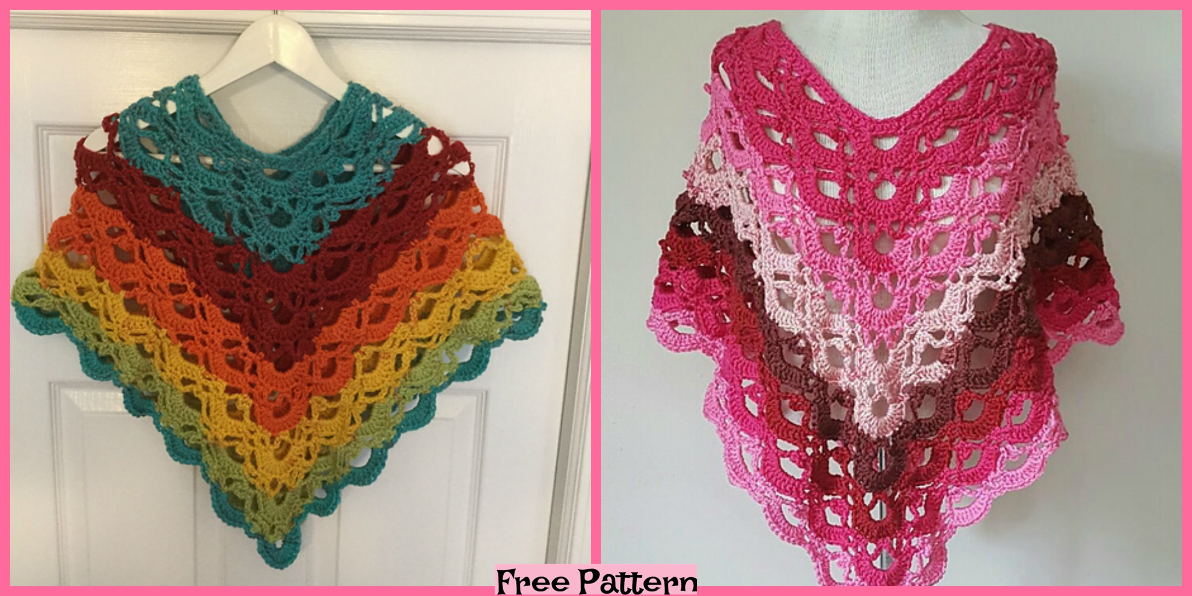 Crochet Child Poncho – Free Pattern