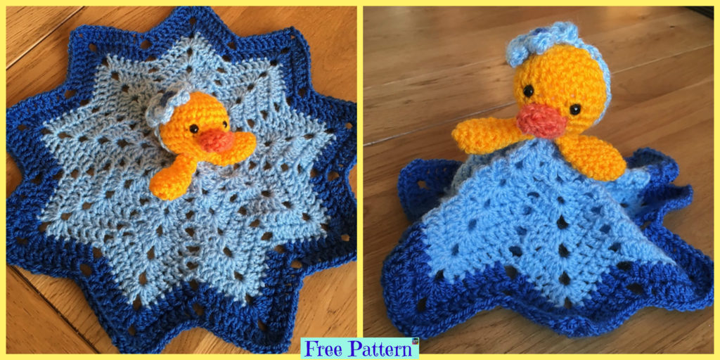 diy4ever-Crochet Duck Blanket - Free Patterns