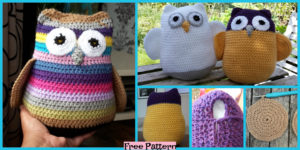 diy4ever-Crochet Three Fat Owls - Free Pattern