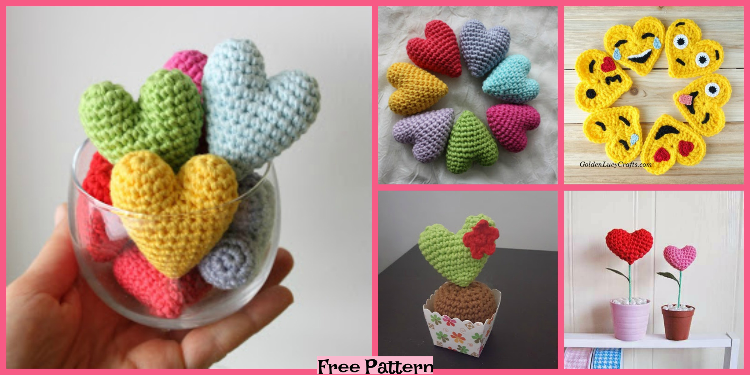 Crochet Valentine Heart – Free Patterns