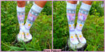 diy4ever-Knit Unicorn Socks - Free Pattern