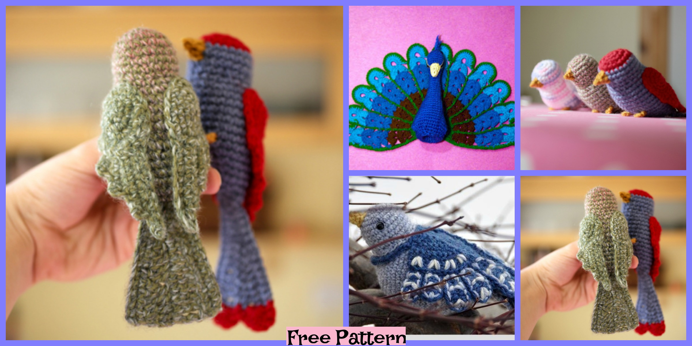 Crochet Bird Sparrow Amigurumi – Free Patterns