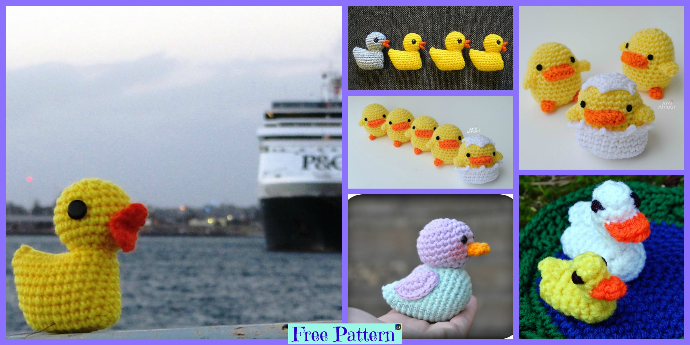 Crochet Duck Amigurumi – Free Patterns